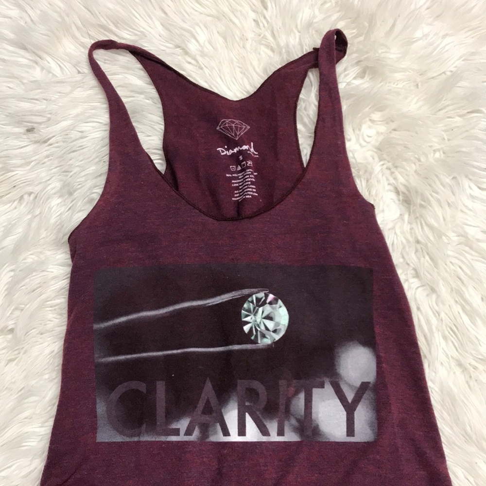 Diamond Maroon Tank